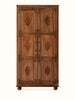 Indian Hand Carved Solid Wooden Cupboard Wardrobe D81